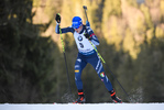 16.01.2019, xkvx, Biathlon IBU Weltcup Ruhpolding, Sprint Herren, v.l. Lukas Hofer (Italy) in aktion / in action competes