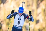 16.01.2019, xkvx, Biathlon IBU Weltcup Ruhpolding, Sprint Herren, v.l. Lukas Hofer (Italy) in aktion / in action competes