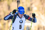 16.01.2019, xkvx, Biathlon IBU Weltcup Ruhpolding, Sprint Herren, v.l. Lukas Hofer (Italy) in aktion / in action competes