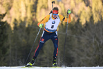 16.01.2019, xkvx, Biathlon IBU Weltcup Ruhpolding, Sprint Herren, v.l. Johannes Kuehn (Germany) in aktion / in action competes