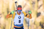 16.01.2019, xkvx, Biathlon IBU Weltcup Ruhpolding, Sprint Herren, v.l. Johannes Kuehn (Germany) in aktion / in action competes