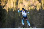 16.01.2019, xkvx, Biathlon IBU Weltcup Ruhpolding, Sprint Herren, v.l. Quentin Fillon Maillet (France) in aktion / in action competes