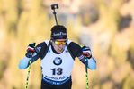 16.01.2019, xkvx, Biathlon IBU Weltcup Ruhpolding, Sprint Herren, v.l. Quentin Fillon Maillet (France)  / 