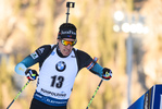 16.01.2019, xkvx, Biathlon IBU Weltcup Ruhpolding, Sprint Herren, v.l. Quentin Fillon Maillet (France) in aktion / in action competes