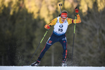 16.01.2019, xkvx, Biathlon IBU Weltcup Ruhpolding, Sprint Herren, v.l. Benedikt Doll (Germany) in aktion / in action competes