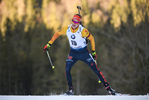 16.01.2019, xkvx, Biathlon IBU Weltcup Ruhpolding, Sprint Herren, v.l. Benedikt Doll (Germany) in aktion / in action competes