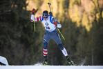 16.01.2019, xkvx, Biathlon IBU Weltcup Ruhpolding, Sprint Herren, v.l. Sean Doherty (United States) in aktion / in action competes