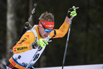 16.01.2019, xkvx, Biathlon IBU Weltcup Ruhpolding, Sprint Herren, v.l. Johannes Kuehn (Germany) in aktion / in action competes