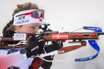 19.01.2019, xkvx, Biathlon IBU Weltcup Ruhpolding, Verfolgung Damen, v.l. Karoline Of?gstad Knotten (Norway) in aktion am Schiessstand / at the shooting range