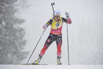 19.01.2019, xkvx, Biathlon IBU Weltcup Ruhpolding, Verfolgung Damen, v.l. Tiril Eckhoff (Norway) in aktion / in action competes