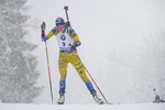 19.01.2019, xkvx, Biathlon IBU Weltcup Ruhpolding, Verfolgung Damen, v.l. Hanna Oeberg (Sweden) in aktion / in action competes