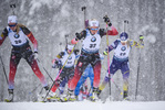 19.01.2019, xkvx, Biathlon IBU Weltcup Ruhpolding, Verfolgung Damen, v.l. Ingrid Landmark Tandrevold (Norway) in aktion / in action competes