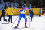 08.02.2020, xkvx, Biathlon IBU Cup Martell, Sprint Damen, v.l. Anna Nikulina (Russia) in aktion / in action competes