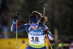 08.02.2020, xkvx, Biathlon IBU Cup Martell, Sprint Damen, v.l. Alexia Runggaldier (Italy) in aktion / in action competes