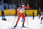 08.02.2020, xkvx, Biathlon IBU Cup Martell, Sprint Damen, v.l. Megan Bankes (Canada) in aktion / in action competes