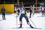 08.02.2020, xkvx, Biathlon IBU Cup Martell, Sprint Damen, v.l. Deedra Irwin (United States) in aktion / in action competes