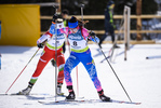 08.02.2020, xkvx, Biathlon IBU Cup Martell, Sprint Damen, v.l. Polina Shevnina (Russia) in aktion / in action competes