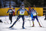 08.02.2020, xkvx, Biathlon IBU Cup Martell, Sprint Damen, v.l. Nicole Gontier (Italy) in aktion / in action competes