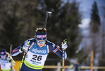 08.02.2020, xkvx, Biathlon IBU Cup Martell, Sprint Damen, v.l. Nicole Gontier (Italy) in aktion / in action competes