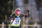 08.02.2020, xkvx, Biathlon IBU Cup Martell, Sprint Damen, v.l. Stefanie Scherer (Germany) in aktion / in action competes