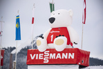 15.12.2020, xkvx, Biathlon IBU Weltcup Hochfilzen, Training Damen und Herren, v.l.  Viessmann Werbung / Viessmann Advertising