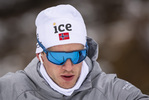 15.12.2020, xkvx, Biathlon IBU Weltcup Hochfilzen, Training Damen und Herren, v.l. Tarjei Boe (Norway)  / 