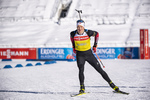 20.01.2021, xkvx, Biathlon IBU Weltcup Antholz, Training Damen und Herren, v.l. Johannes Dale (Norway)  / 