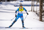 13.03.2020, xkvx, Biathlon IBU Cup Obertilliach, Sprint Damen, v.l. Sophie Chauveau (France)  / 