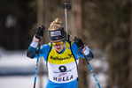 13.03.2020, xkvx, Biathlon IBU Cup Obertilliach, Sprint Damen, v.l. Sophie Chauveau (France)  / 