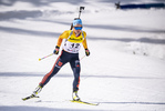 13.03.2020, xkvx, Biathlon IBU Cup Obertilliach, Sprint Damen, v.l. Marion Deigentesch (Germany)  / 