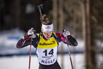 13.03.2020, xkvx, Biathlon IBU Cup Obertilliach, Sprint Damen, v.l. Kristina Oberthaler (Austria)  / 