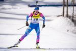 13.03.2020, xkvx, Biathlon IBU Cup Obertilliach, Sprint Damen, v.l. Ekaterina Noskova (Russia)  / 