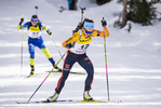 13.03.2020, xkvx, Biathlon IBU Cup Obertilliach, Sprint Damen, v.l. Marion Deigentesch (Germany)  / 