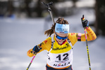 13.03.2020, xkvx, Biathlon IBU Cup Obertilliach, Sprint Damen, v.l. Marion Deigentesch (Germany)  / 