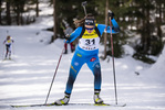 13.03.2020, xkvx, Biathlon IBU Cup Obertilliach, Sprint Damen, v.l. Camille Bened (France)  / 