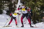 13.03.2020, xkvx, Biathlon IBU Cup Obertilliach, Sprint Damen, v.l. Aasne Skrede (Norway)  / 