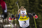 13.03.2020, xkvx, Biathlon IBU Cup Obertilliach, Sprint Damen, v.l. Karoline Erdal (Norway)  / 