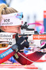 19.03.2021, xkvx, Biathlon IBU World Cup Oestersund, Sprint Damen, v.l. Tiril Eckhoff (Norway) in aktion am Schiessstand / at the shooting range