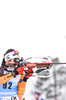 19.03.2021, xkvx, Biathlon IBU World Cup Oestersund, Sprint Damen, v.l. Vanessa Voigt (Germany) in aktion am Schiessstand / at the shooting range