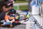 01.06.2021, xkvx, Biathlon Training Ruhpolding, v.l. Selina Kastl (Germany) in aktion am Schiessstand at the shooting range