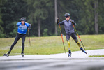 05.08.2021, xkvx, Biathlon Training Ruhpolding, v.l. Frederik Madersbacher (Germany), Johan Werner (Germany)  
