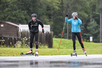 05.08.2021, xkvx, Biathlon Training Ruhpolding, v.l. Leni Dietersberger (Germany), Antonia Reitmaier (Germany)  