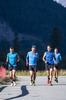26.08.2021, xkvx, Biathlon Training Bessans, v.l. Antonin Guigonnat (France), Fabien Claude (France), Simon Desthieux (France)  