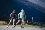 26.08.2021, xkvx, Biathlon Training Bessans, v.l. Ida Lien (Norway), Marte Olsbu Roeiseland (Norway)  