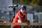 09.09.2021, xkvx, Biathlon Deutsche Meisterschaften Arber, Training Herren, v.l. Trainer Niklas Kellerer (Germany)  