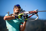 09.09.2021, xkvx, Biathlon Deutsche Meisterschaften Arber, Training Herren, v.l. Philipp Nawrath (Germany)  