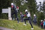 07.10.2021, xkvx, Biathlon Training Lavaze, v.l. Johannes Dale (Norway), Sturla Holm Laegreid (Norway)  