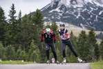 07.10.2021, xkvx, Biathlon Training Lavaze, v.l. Ida Lien (Norway)  