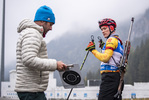 21.10.2021, xkvx, Biathlon Training Antholz-Anterselva, v.l. Trainer Isidor Scheurl (Germany), Benedikt Doll (Germany)  