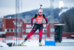 28.11.2021, xkvx, Biathlon IBU World Cup Oestersund, Sprint Women, v.l. Karoline Offigstad Knotten (Norway) in aktion / in action competes